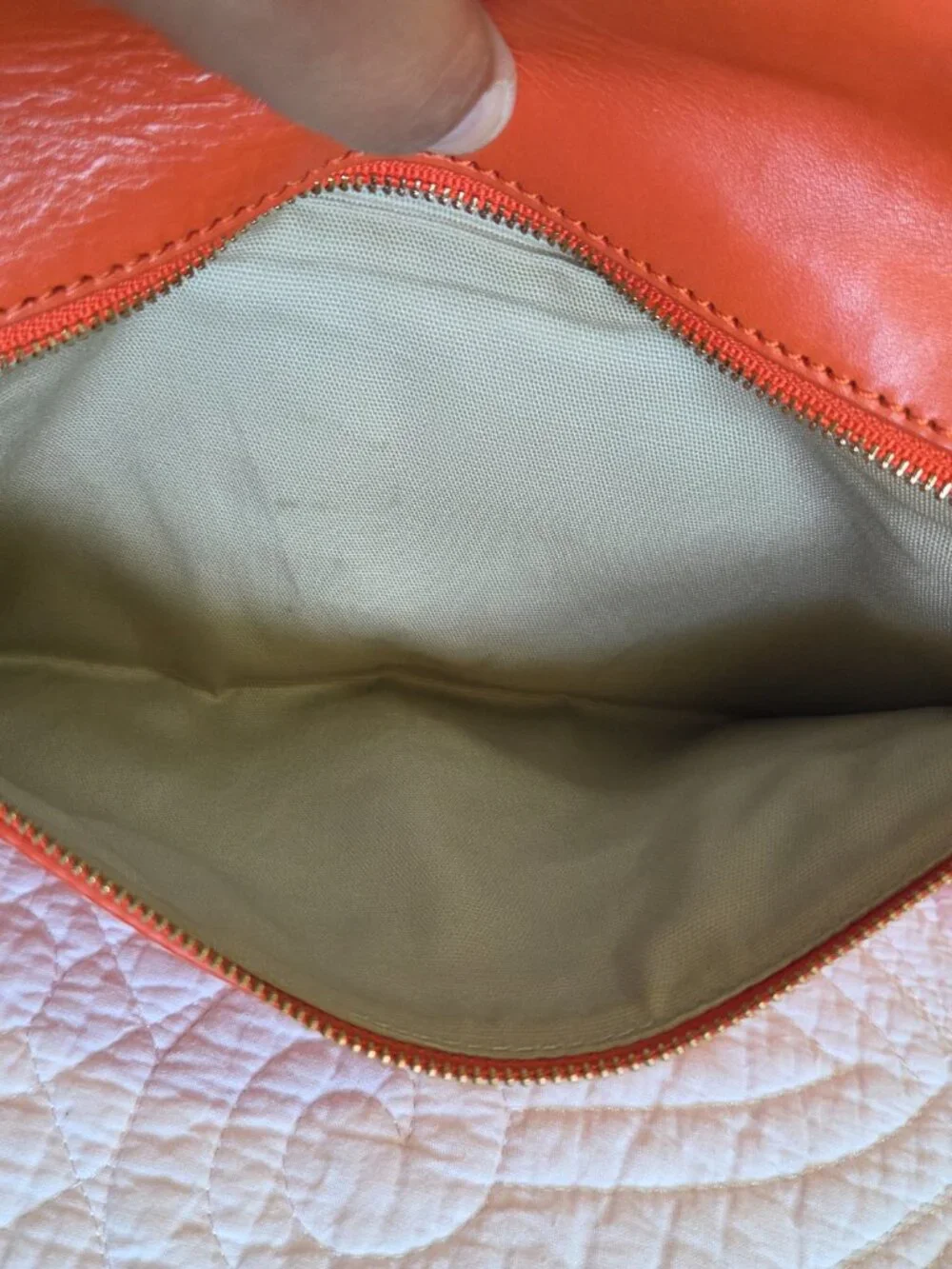 Tory Burch orange handbag